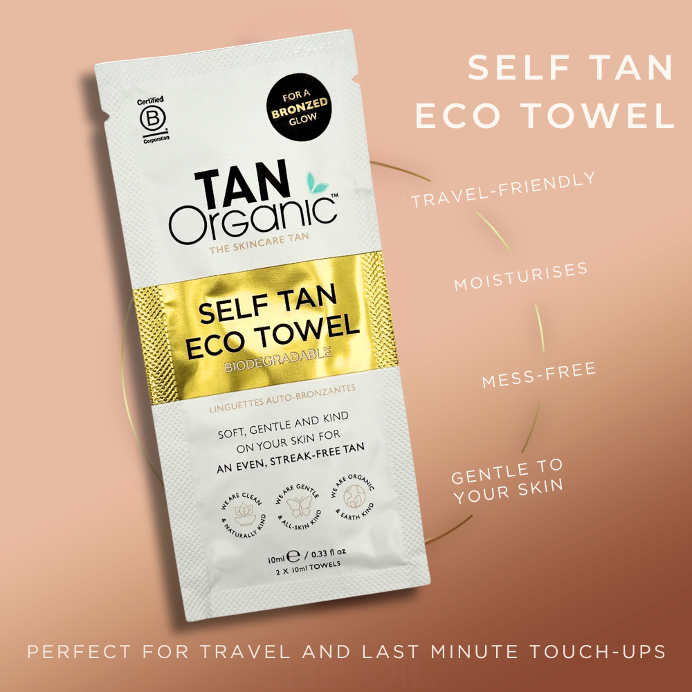 TANORGANIC SELF TAN ECO TOWELS 2 X 10ML
