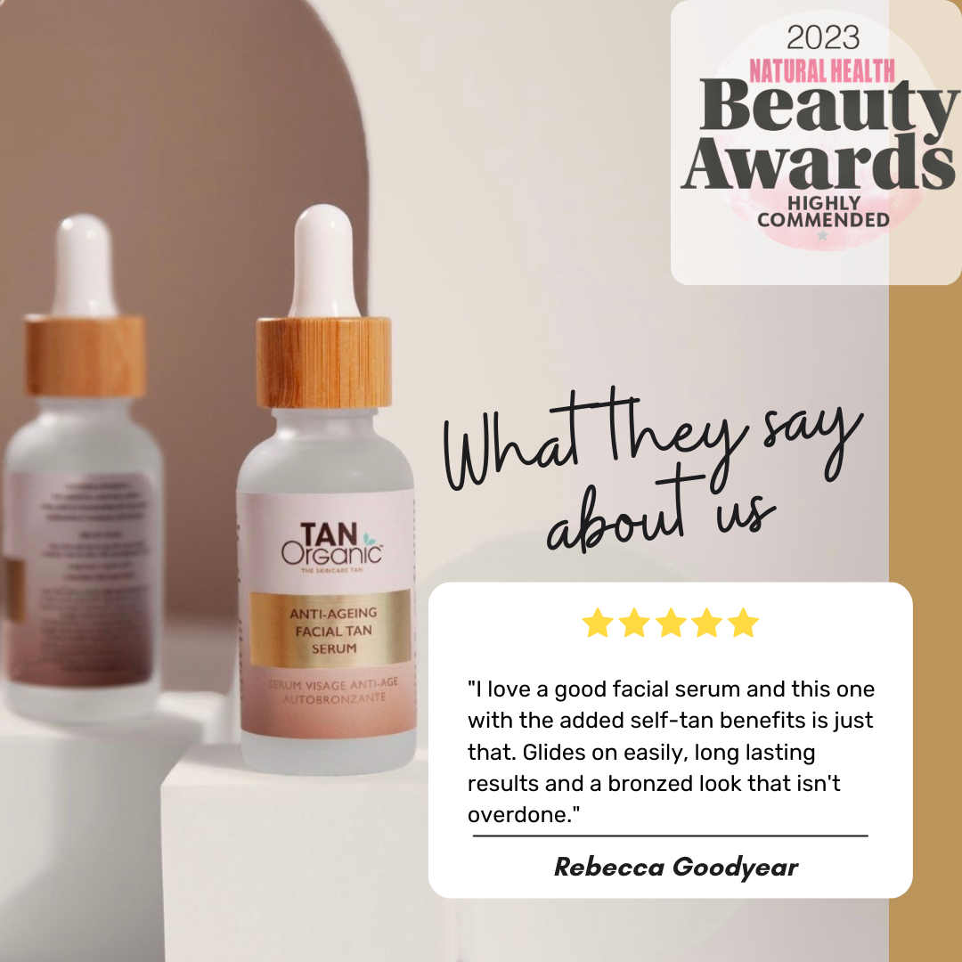 Beauty Awards highly recommended facial tan serum