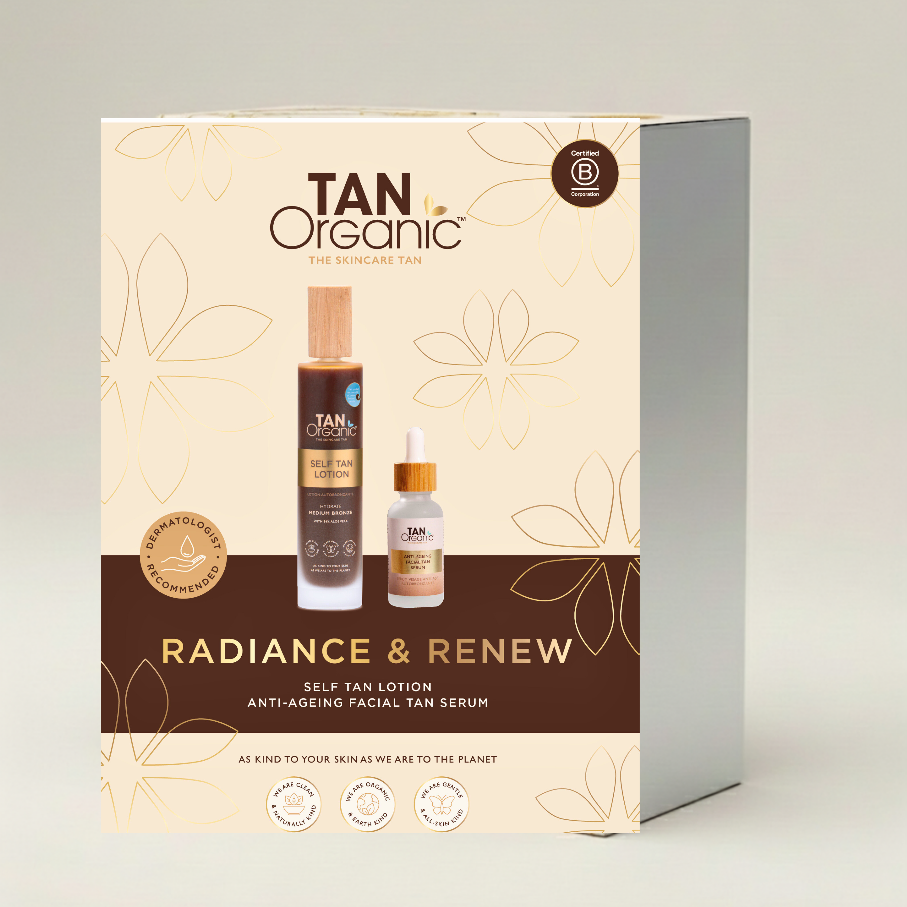 Radiance & Renew - Self Tan Lotion | Anti-Ageing Facial Tan Serum