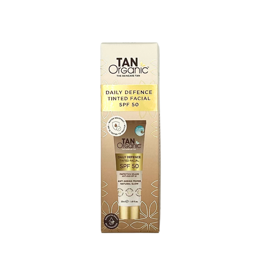 Gift Set - TanOrganic Tinted Facial SPF 50 Daily Defence