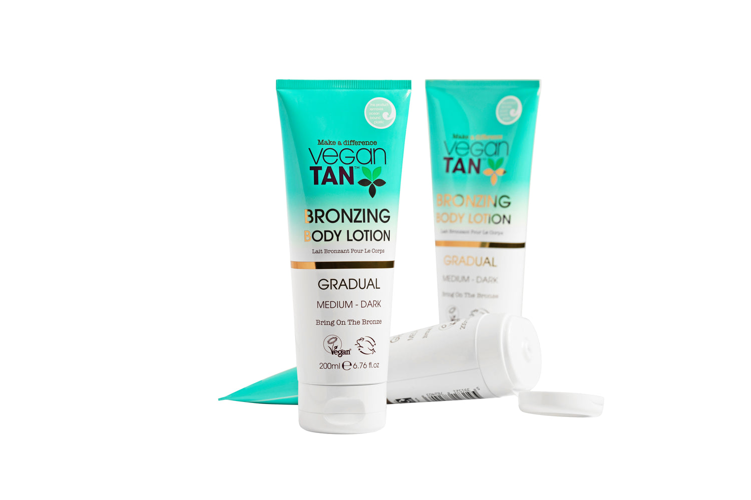 VEGANTAN BRONZING BODY LOTION GRADUAL 200ML MEDIUM-DARK