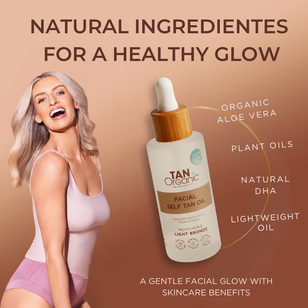 TanOrganic Facial Self-Tanning Oil - 50ml