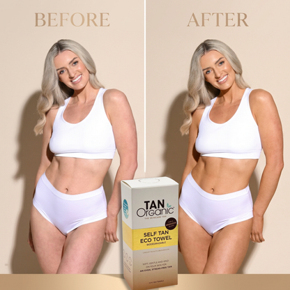 TanOrganic Self Tan Eco Towels 10 X 10ml (10 Pack)