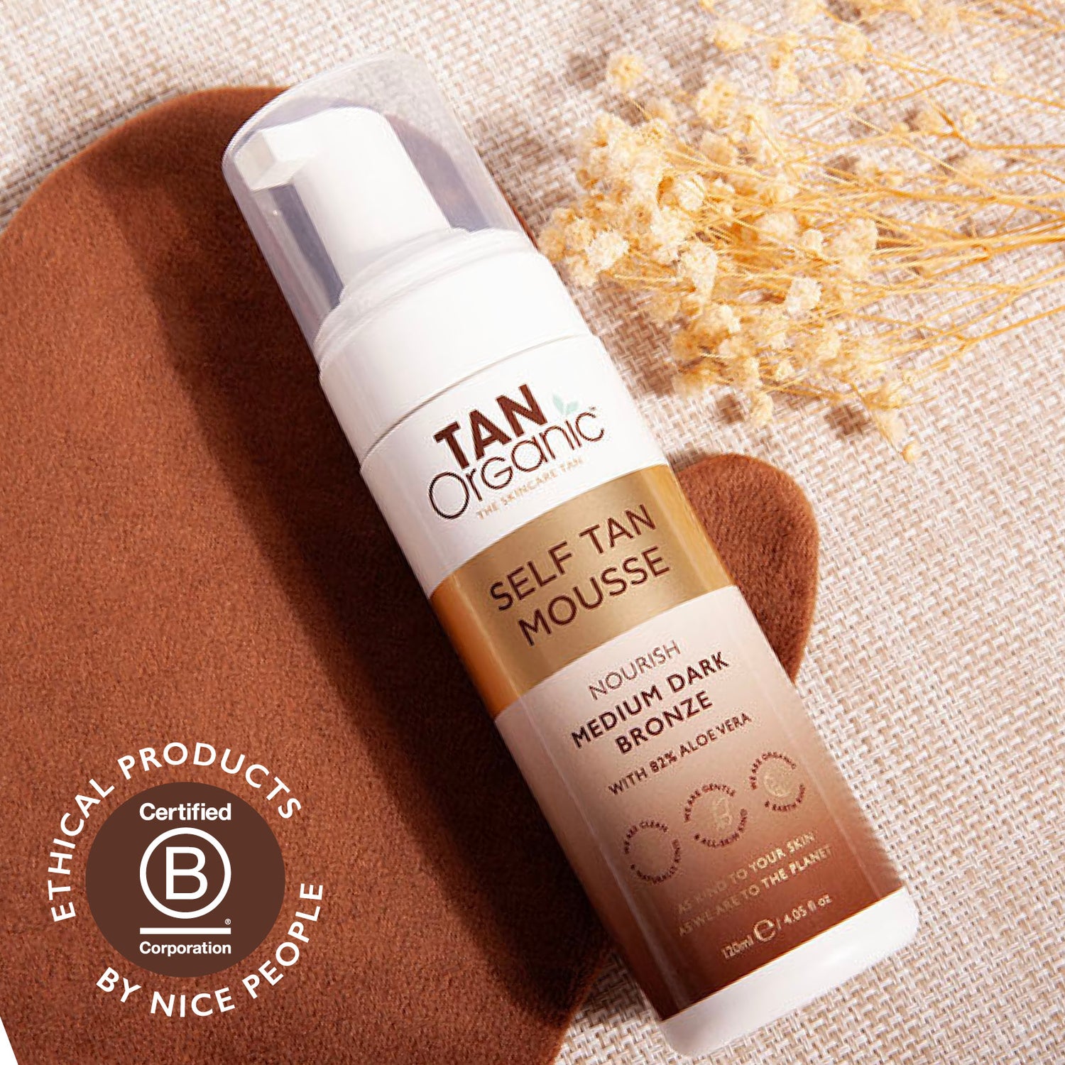 TanOrganic Self Tan Mousse - 120ml