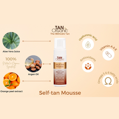  Self tan Mousse Natural Ingredients 