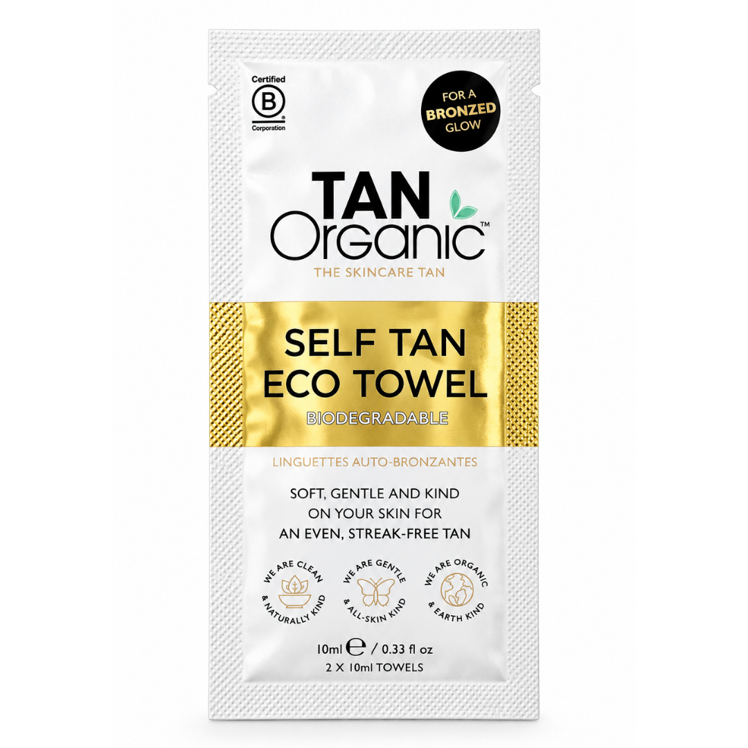 TANORGANIC SELF TAN ECO TOWELS 1 X 10ML