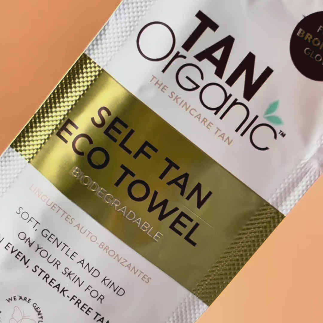 TanOrganic Self Tan Eco Towels 10 X 10ml (10 Pack)