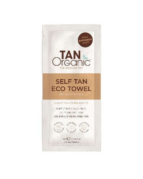 Bronzed Glow tan towels 